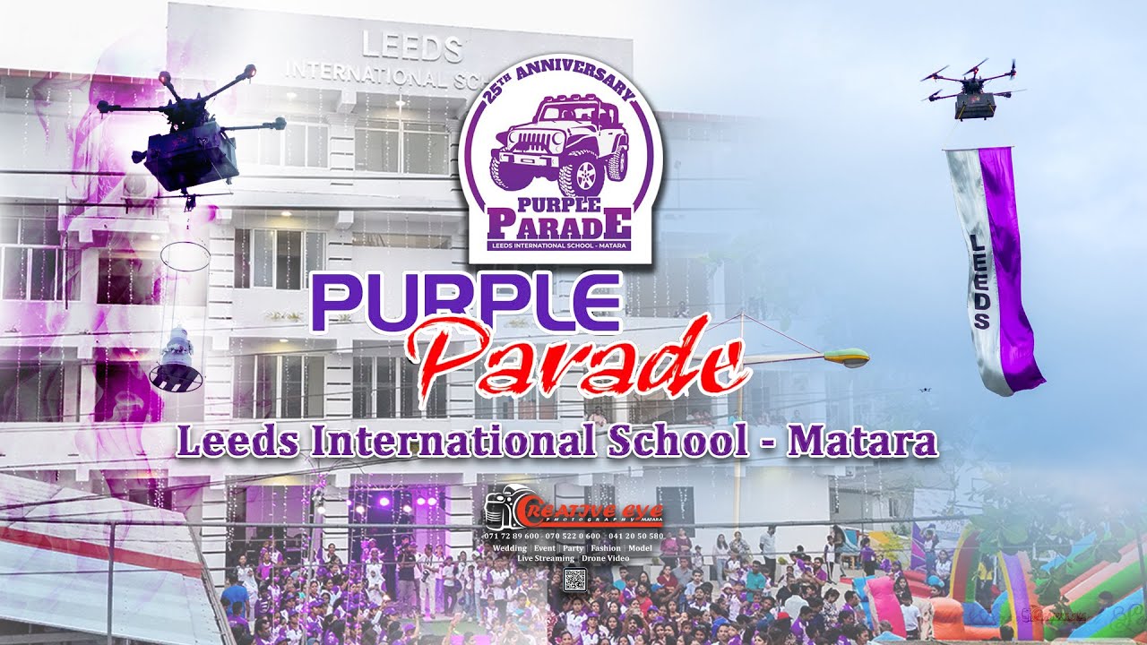 25th Anniversary Purple Parade Leeds International School - Matara