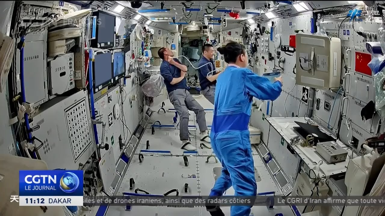 Shenzhou-23 taikonauts conduct experiments after one month in orbit