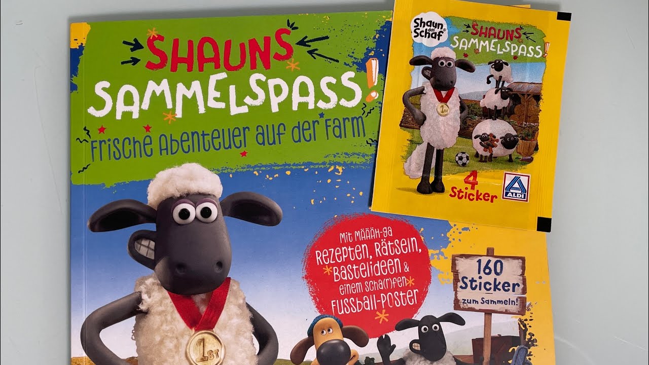 Shaun das Schaf Sammelalbum von Aldi