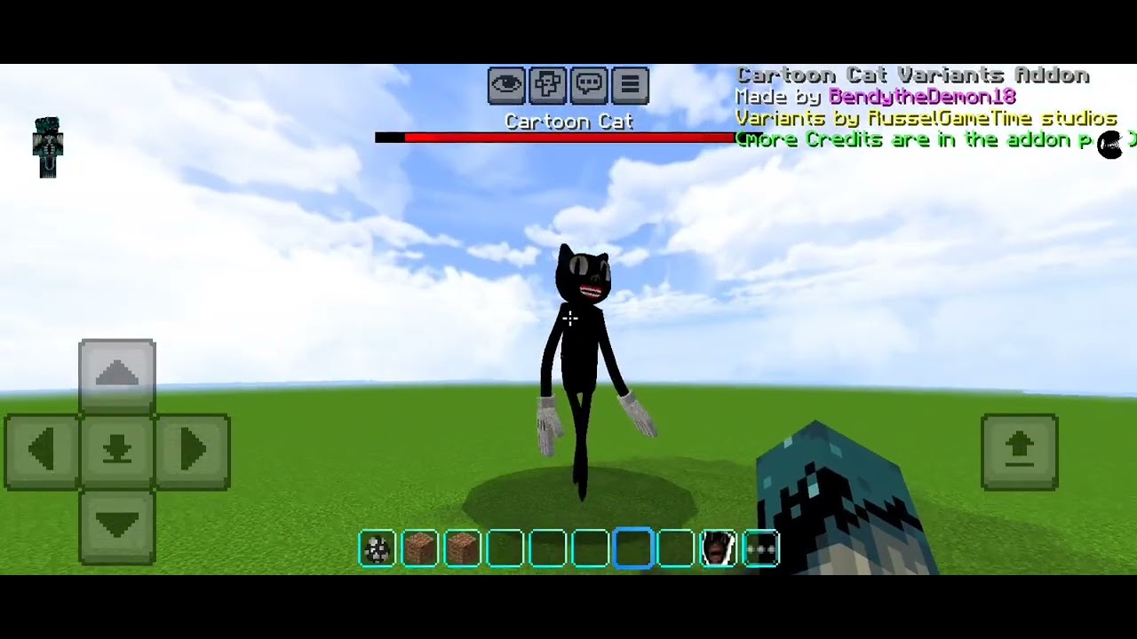 New 3D Cartoon cat Vs some other cartoon cats | Minecraft bedrock edition showcases and battles 