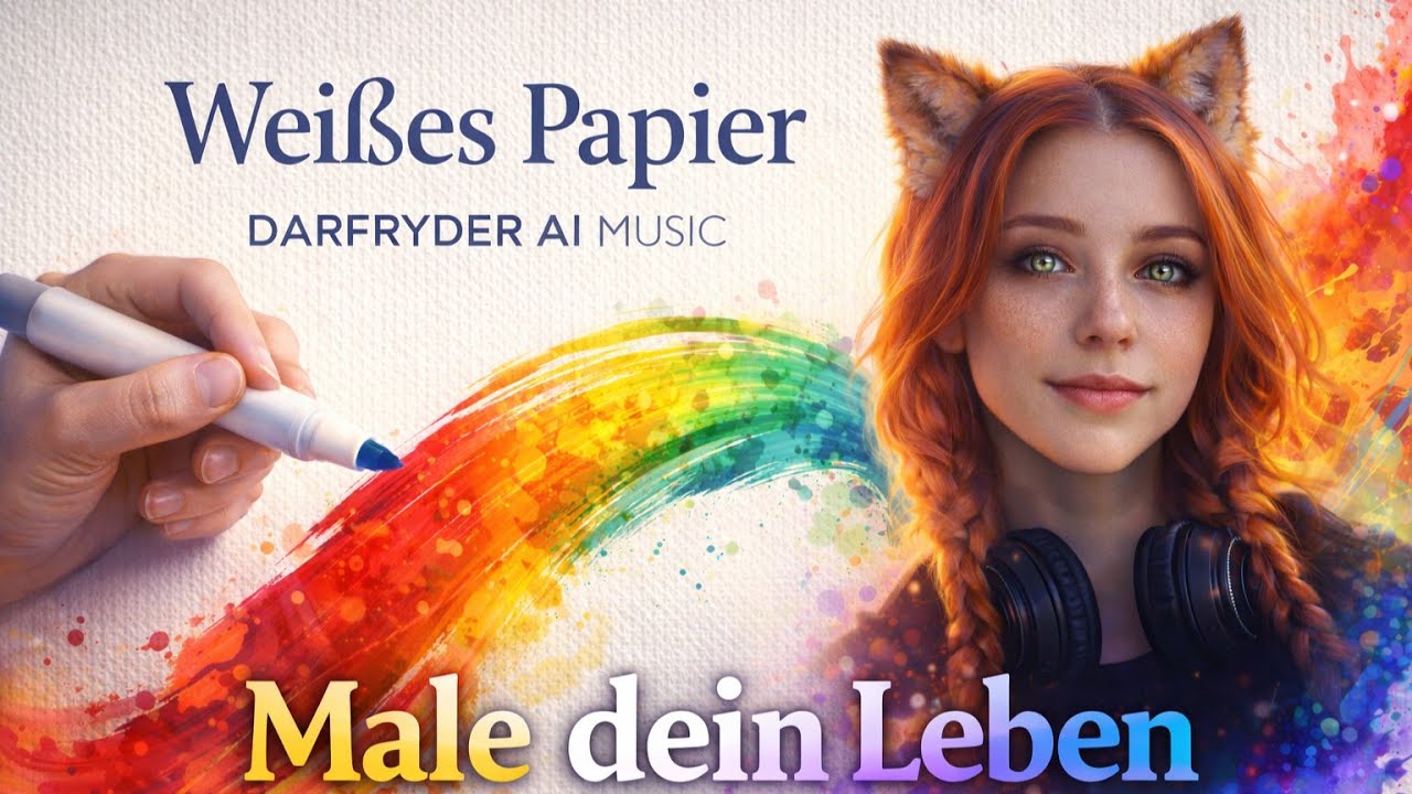 Wei&szlig;es Papier 🎨 | Ruhige Pop-Ballade &uuml;ber das Leben | Darfryder AI Music