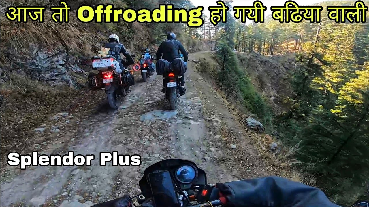Extreme Off-road on Splendor Plus | Hidden Gem of Uttrakhand | Moila Top Trek | Chakrata Road Trip