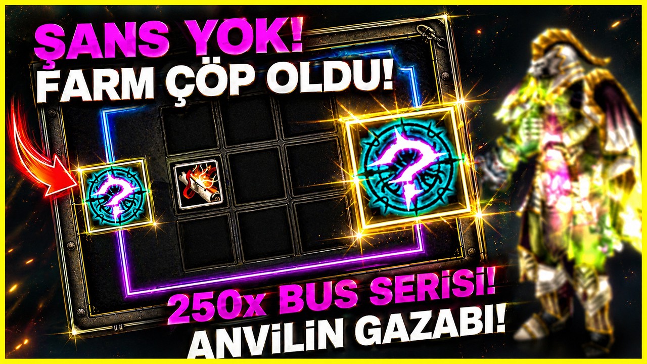 Moradon’da Tüm Farmı Bastım! Şans Yok! 😭 | 250x BUS | Knight Online | Zero