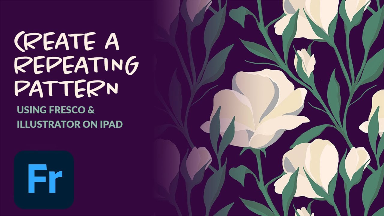 Создайте собственный повторяющийся узор с помощью Adobe Fresco и Illustrator на iPad | Adobe Crea...