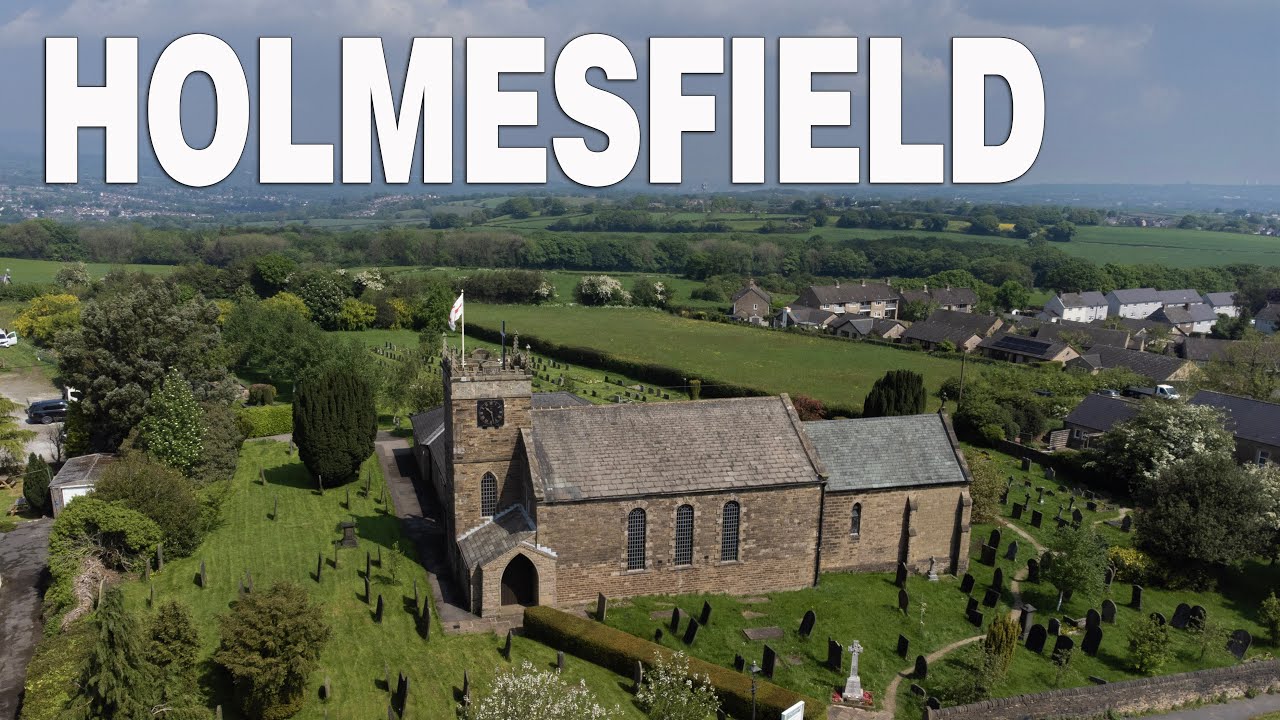 Holmesfield, Derbyshire Aerial Drone Video