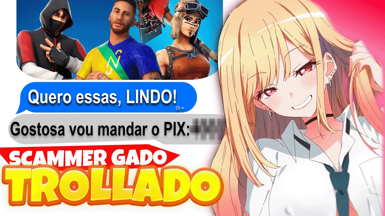 Esse *SCAMMER* Tentou ME ROUBAR E AINDA DEU EM CIMA DE MIM!! KKKKKKKK (bizarro) - Trollando Scammers