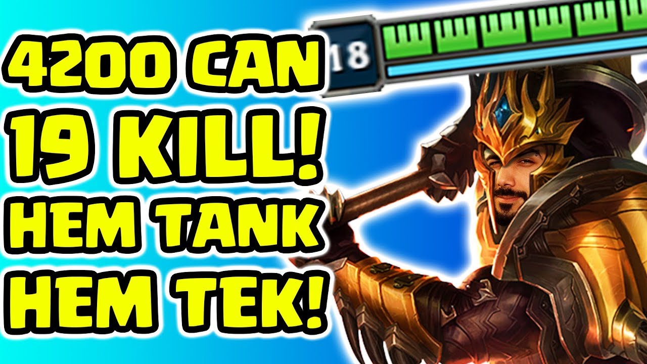 TANK KAS TEK AT!! 4200 CAN 19 SKOR JARVAN IV JUNGLE?!! K&Uuml;F&Uuml;RBAZI SAĞLAM TEKLEDİM!! | Barış Can