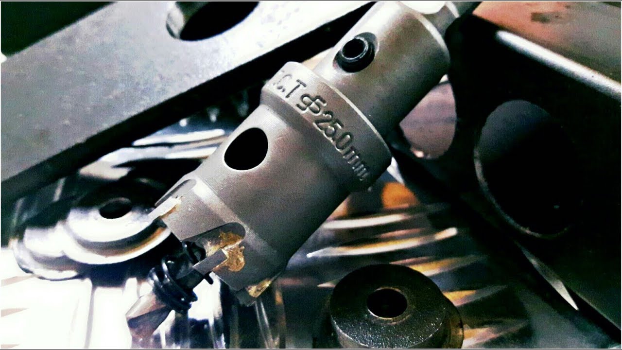 Herramientas desconocidas Broca corona circular metal HSS