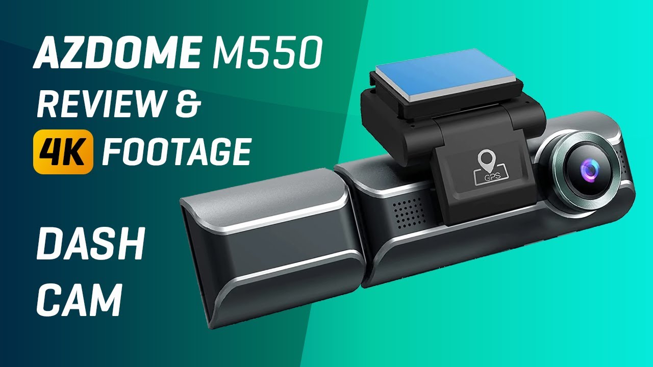 AZDOME M550 - In Depth REVIEW and FOOTAGE - 3 Channel Dash Cam