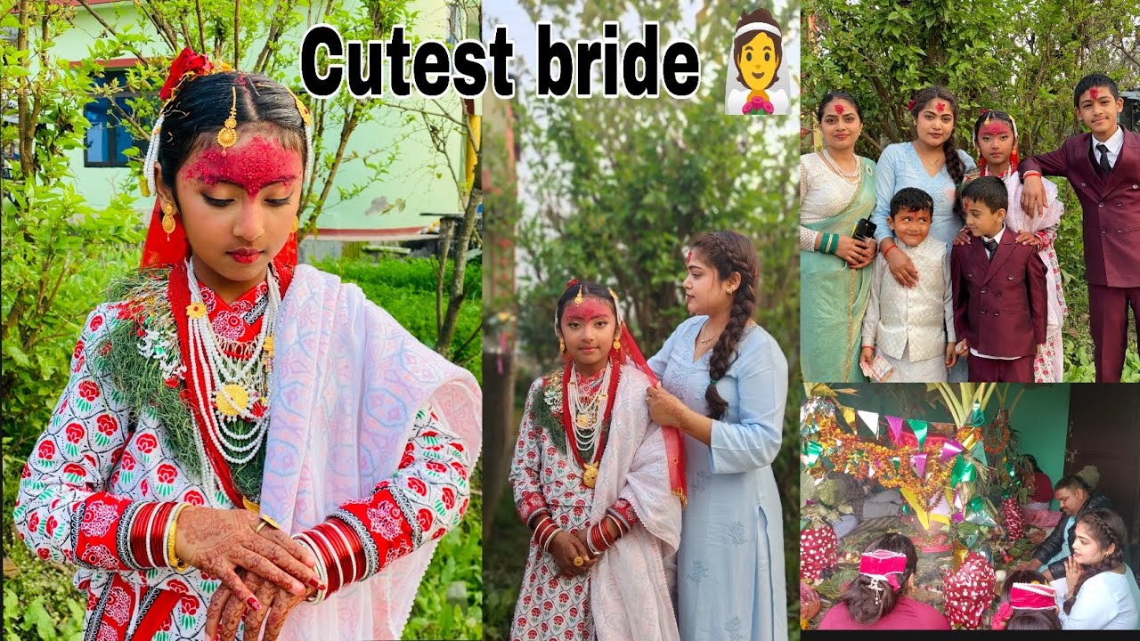 गुन्यु चोली र सत्तेनारायण पुजा ❤️👰॥ पहिलो गुन्यु चोली 🥰#subscribemychannel #love #nepaliculture 