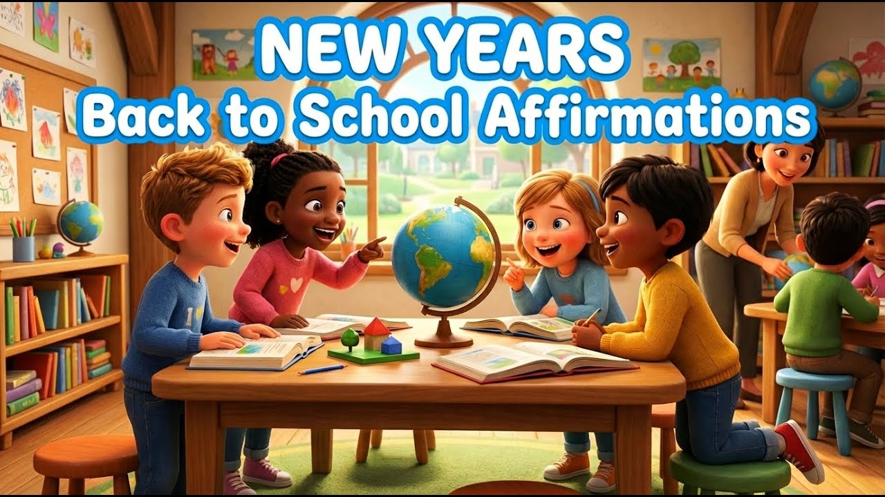 Best NEW YEARS Back to SCHOOL AFFIRMATIONS for KIDS | Gospel Kids Affirmations | Learn the Gospel