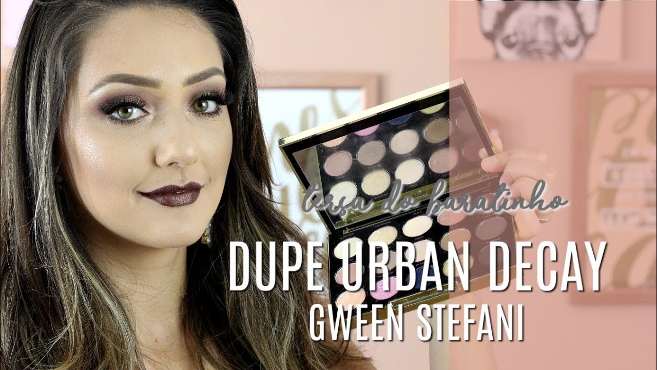 PALETA BARATINHA DUPE DA GWEEN STEFANI URBAN DECAY #TERÇADOBARATINHO