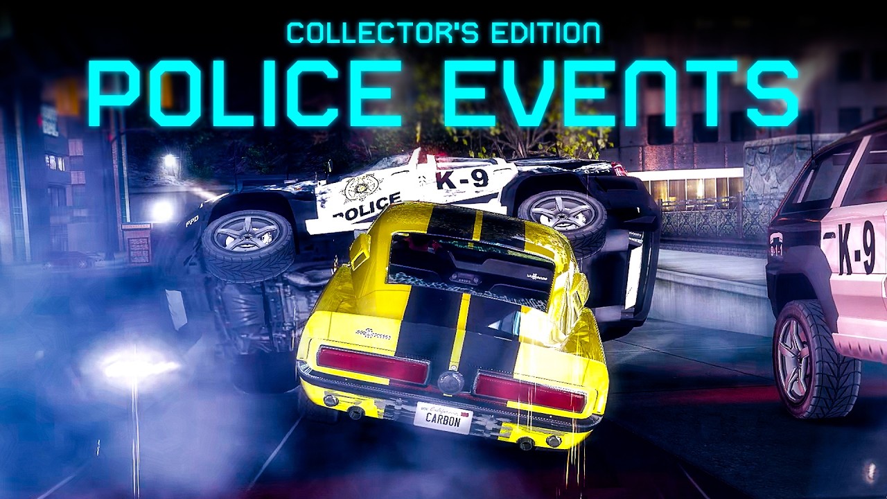 NFS Carbon REDUX 2025 | Challenge Series - All Collector's Edition Police Events