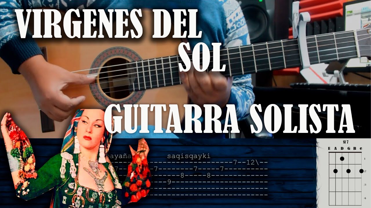 VIRGENES DEL SOL - GUITARRA SOLISTA - TAB