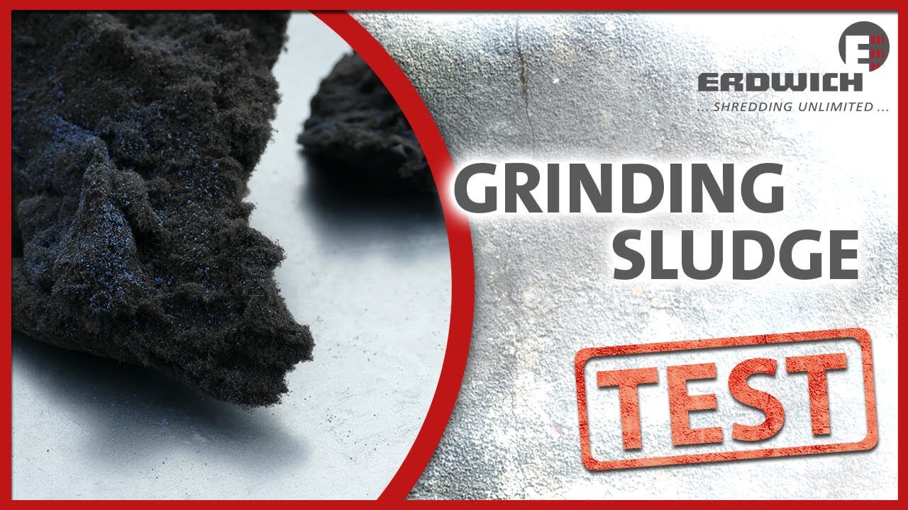 SHREDDING TEST | Grinding sludge M700/1-900 | Erdwich Zerkleinerungs-Systeme GmbH