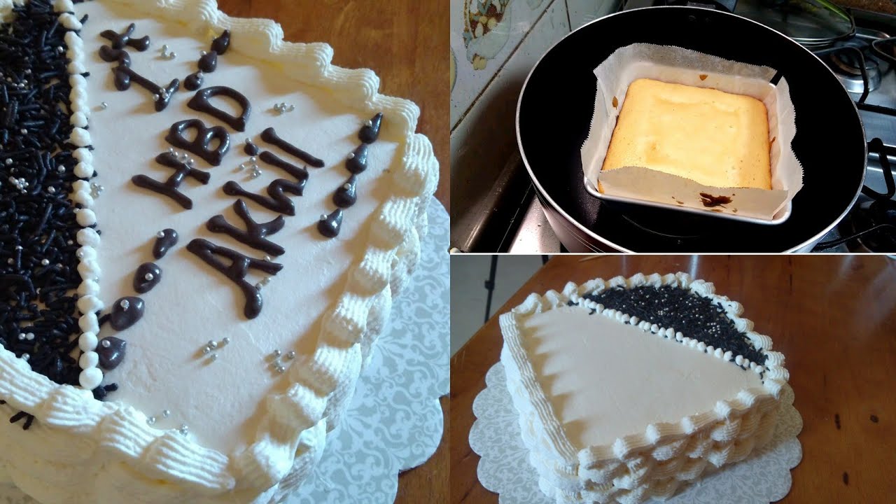 Eggless Vanilla Cake Without Oven| ഓവനും മുട്ടയും ഇല്ലാതെ ഒരടിപൊളി വാനില Birthday Cake