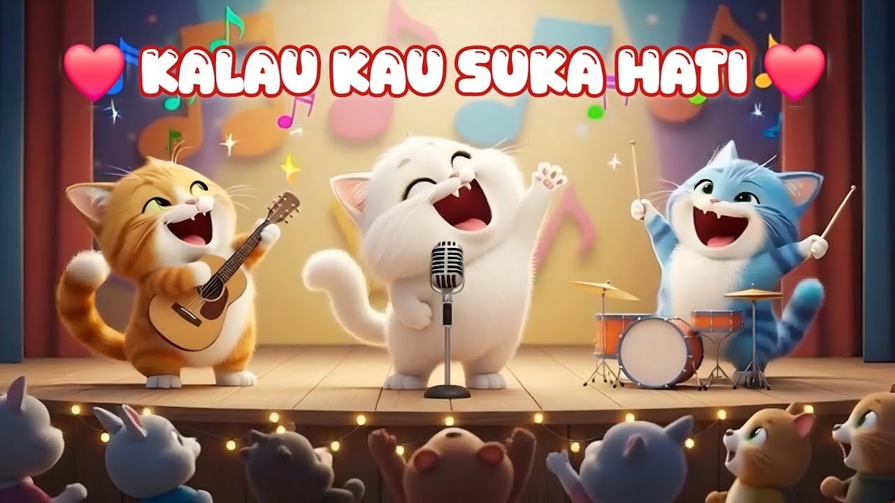 Kalau Kau Suka Hati Tepuk Tangan 👏 | Lagu Anak| Kucing - Kucing - Kucing Lucu 