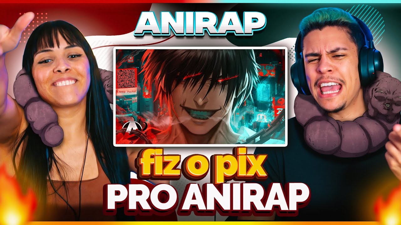 ANIRAP: Fushiguro Toji (Jujutsu Kaisen) | FAZ O PIX | [Casal Jounin React] 🔥