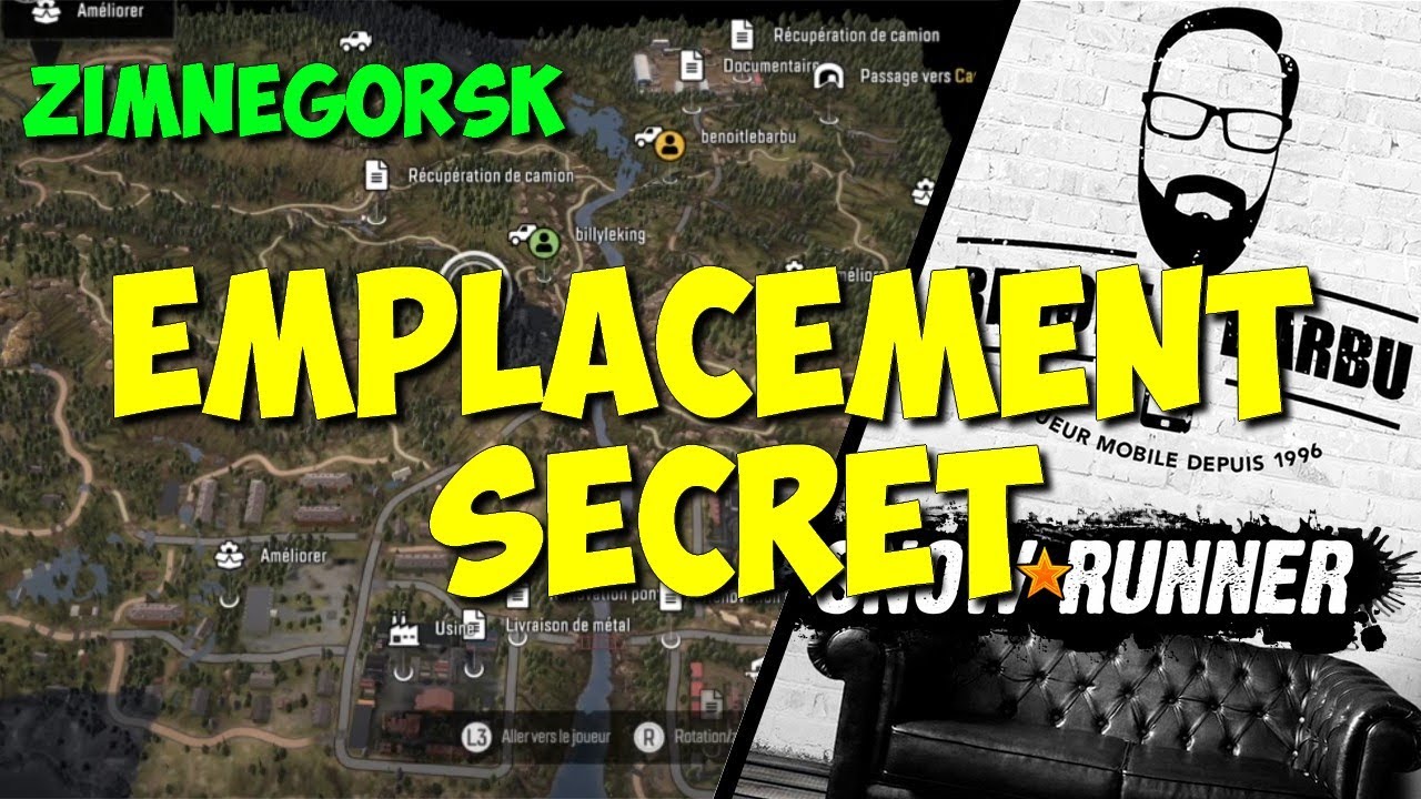les emplacements cachés zimnegorsk en Russie - Snowrunner ps4 fr