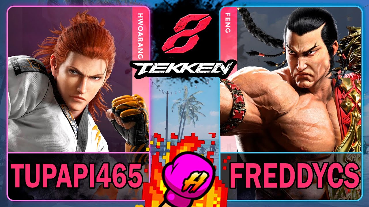 Tekken 8 Tupapi465 (HWOARANG) против Freddycs (FENG)🥊 鉄拳8🥊4K 60ᶠᵖˢ🥊T8 🥊TK8🥊#tekken