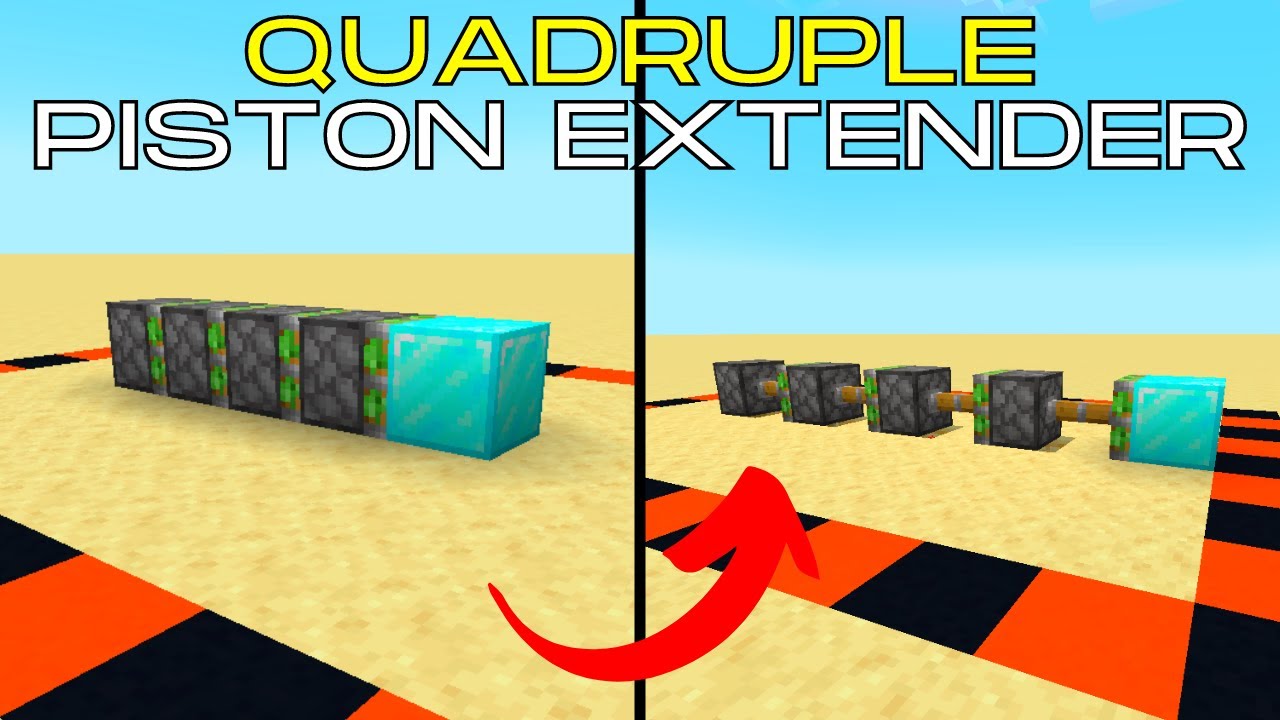 Minecraft 1.21 Quadruple Piston Extender Tutorial