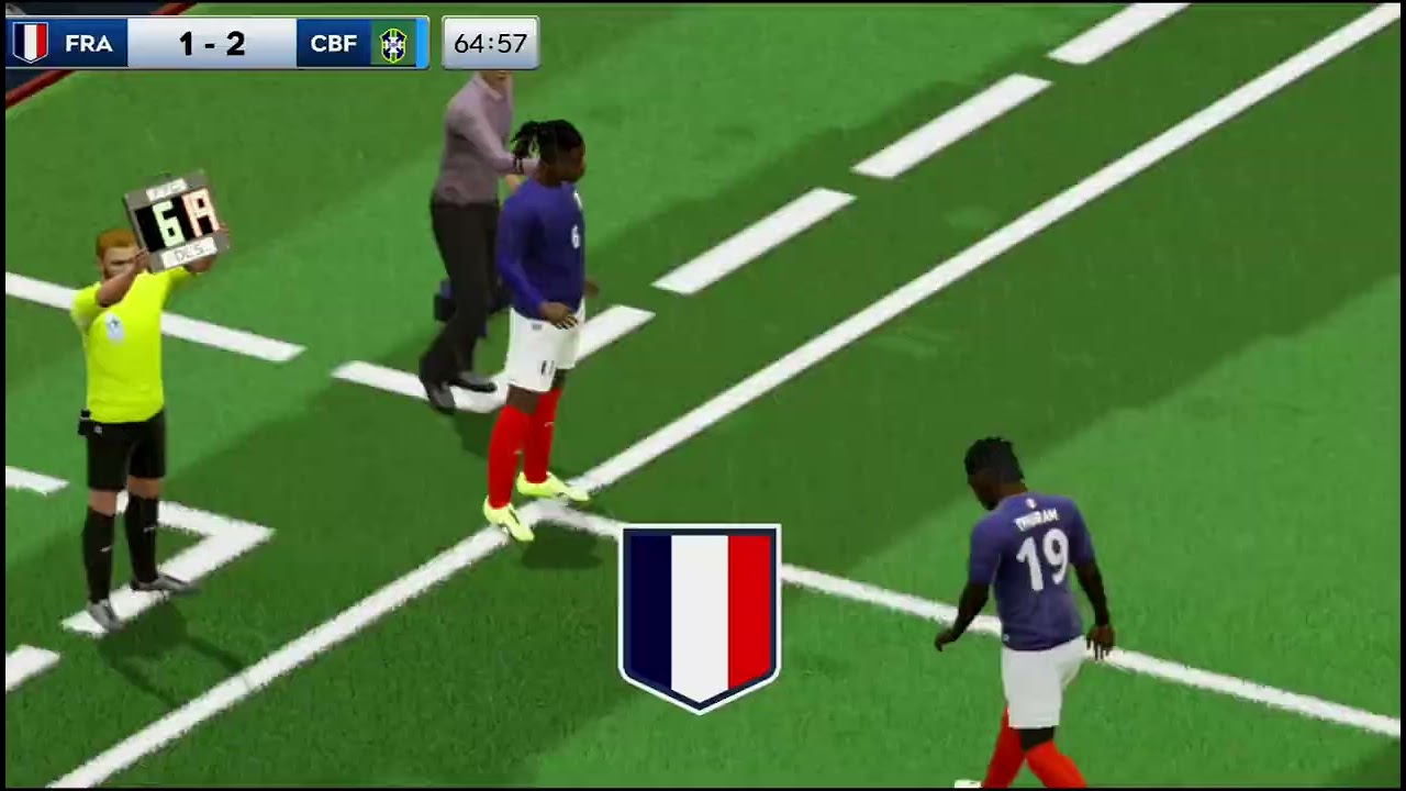 FRANCE VS BRAZIL FULL MATCH LIVE DREAM LEAGUE 26 