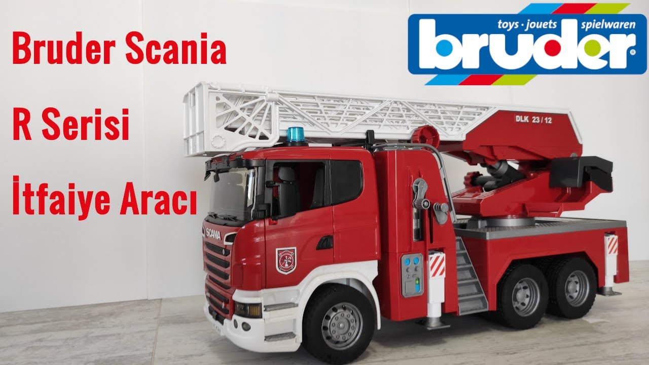 Bruder Scania R Serisi İtfaiye Aracı kutu açılışı ve inceleme