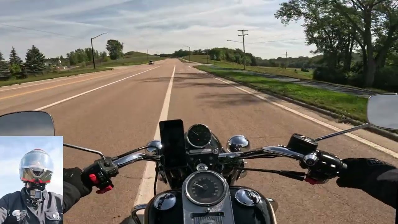 Harvest Time down Jordan, Minnesota Country Roads (Part 3) | Harley-Davidson POV Pure Engine Sound