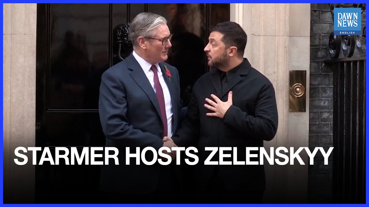 UK's Starmer Hosts Zelensky at Downing Street Ahead of Summit | Dawn News English