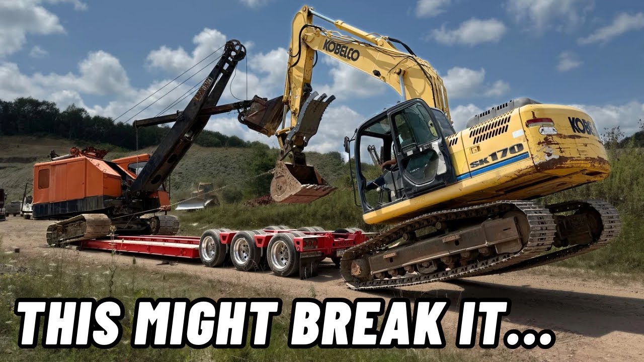 Marion 45M Shovel Rescue with the Scrappybert Trailer and an all-star Cast