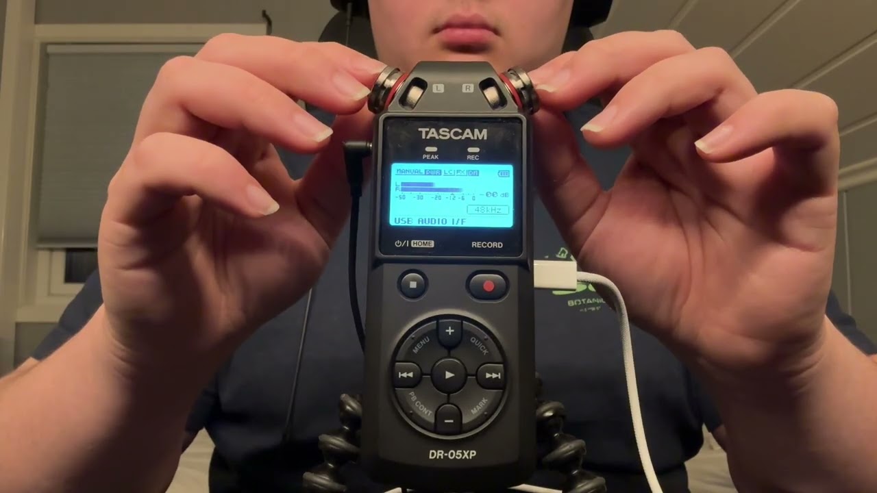 Asmr Tascam Mic Scratching with Nails (No Talking)
