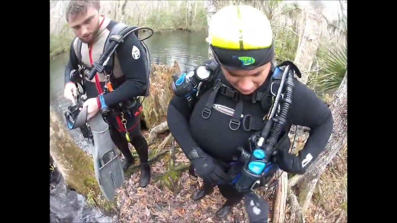 Diving Budford Sink in Chassahowitzka National Forest, Jan 2014