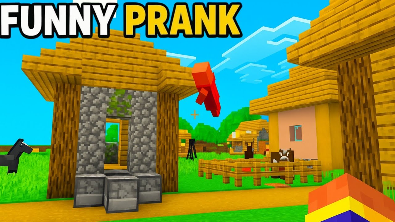 FUNNIEST Villager Prank in Minecraft 🤣