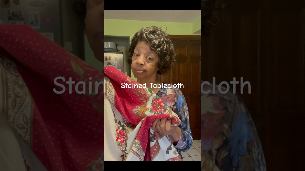 Stain on Holiday Tablecloth? Here&rsquo;s What You Do