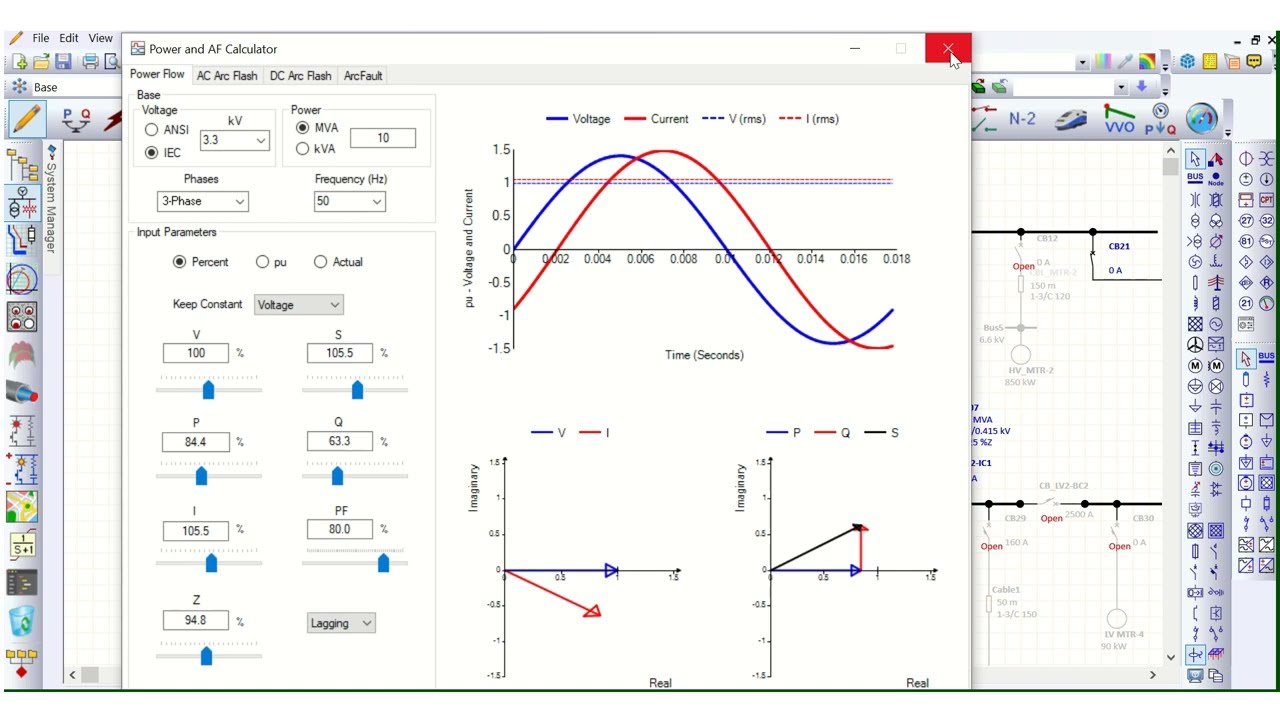 Power Calculator in ETAP