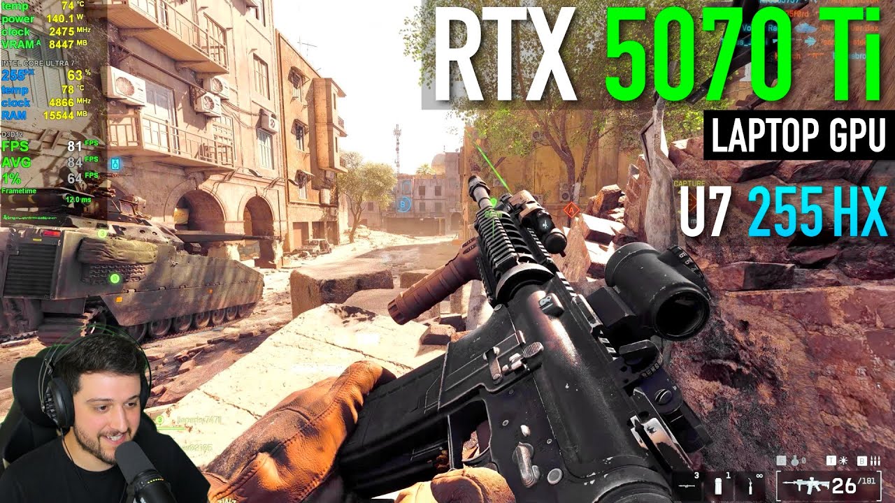 RTX 5070 Ti Laptop GPU - Battlefield 6 Beta!