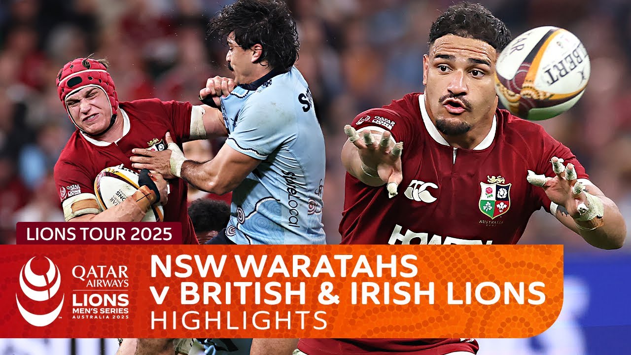 NSW Waratahs v British & Irish Lions Highlights | Lions Tour 2025