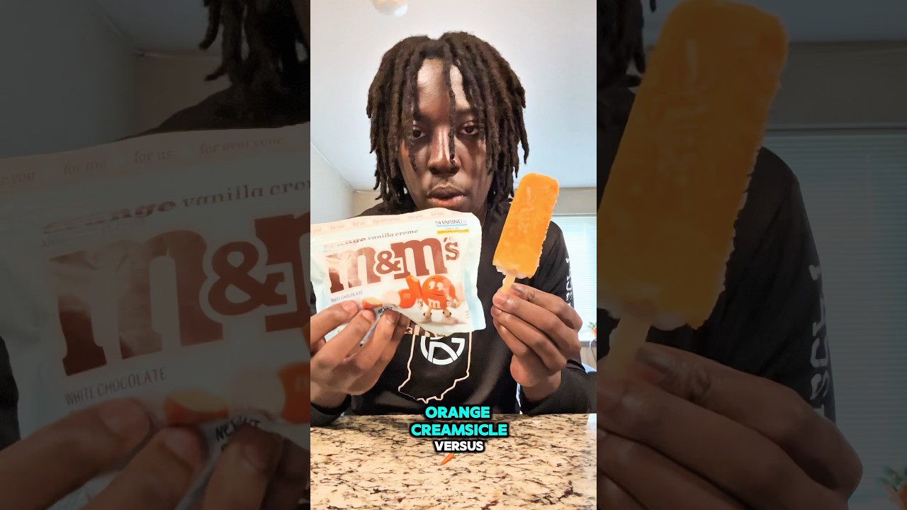 Orange Creamsicle M&M&rsquo;s vs The Real Thing 🍊🔥
