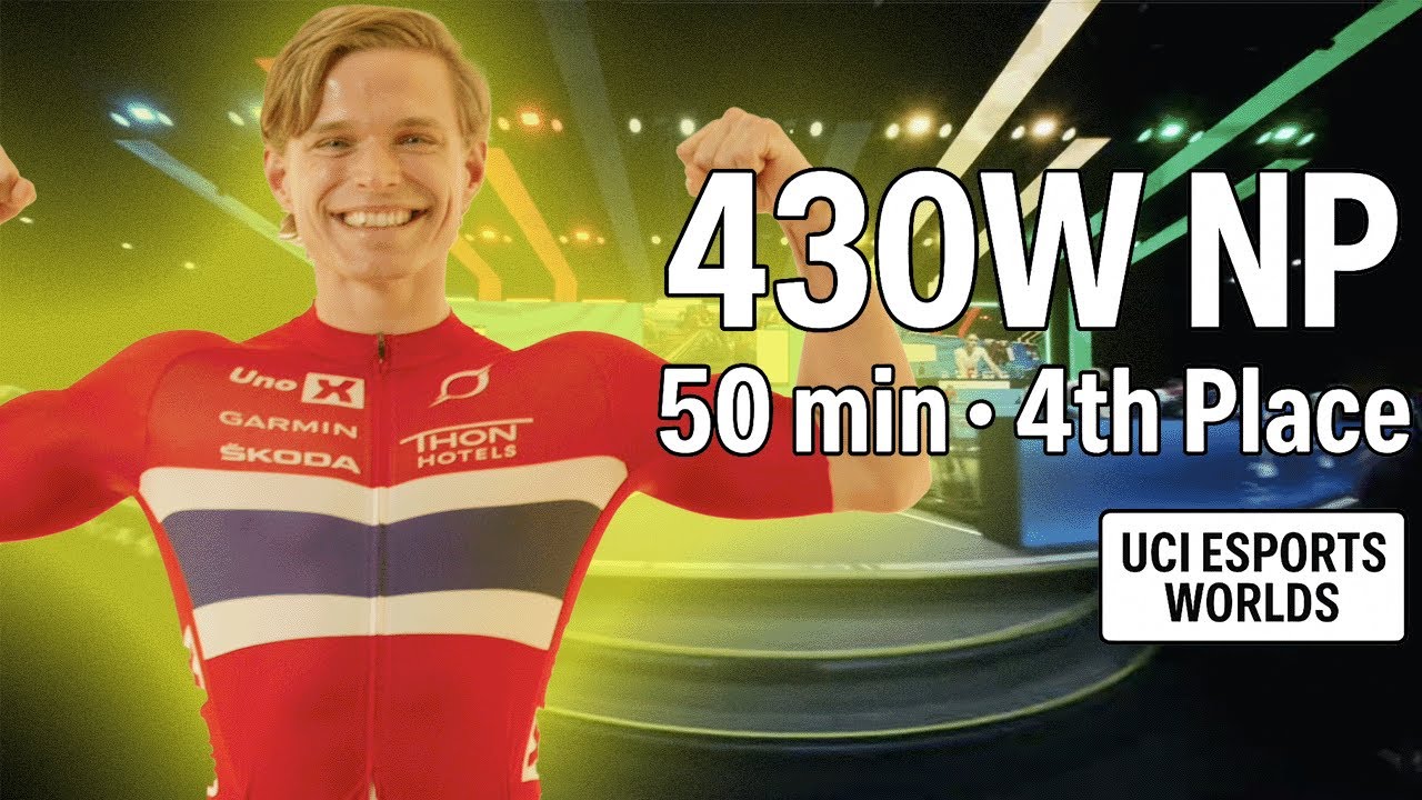 4-е место на чемпионате мира UCI Esports на MyWhoosh – анализ гонки 🌈🚴‍♂️