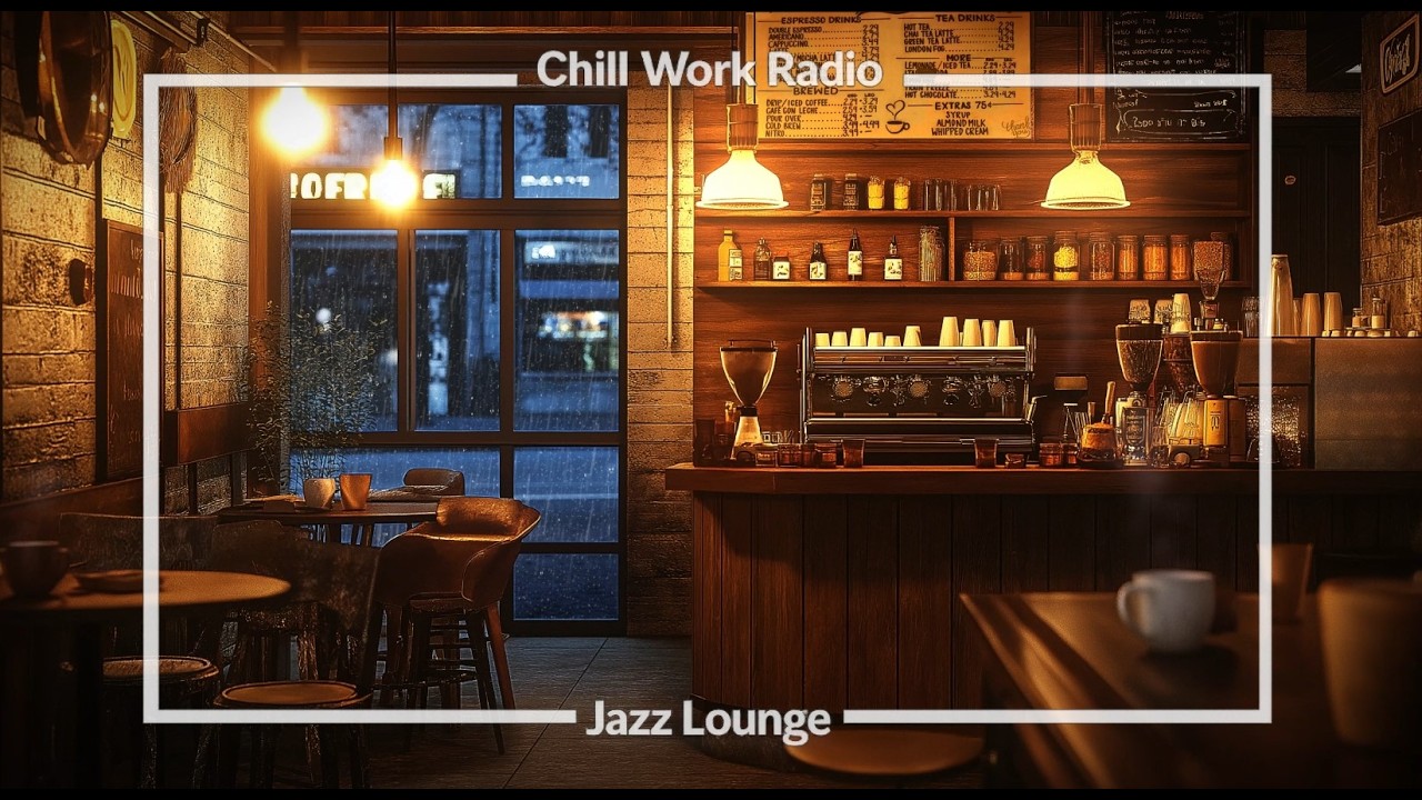 Cozy Rainy Coffee Shop Jazz ☕ Smooth Jazz for Studying, Working & Relaxing (2 Hours) Entspannung pur