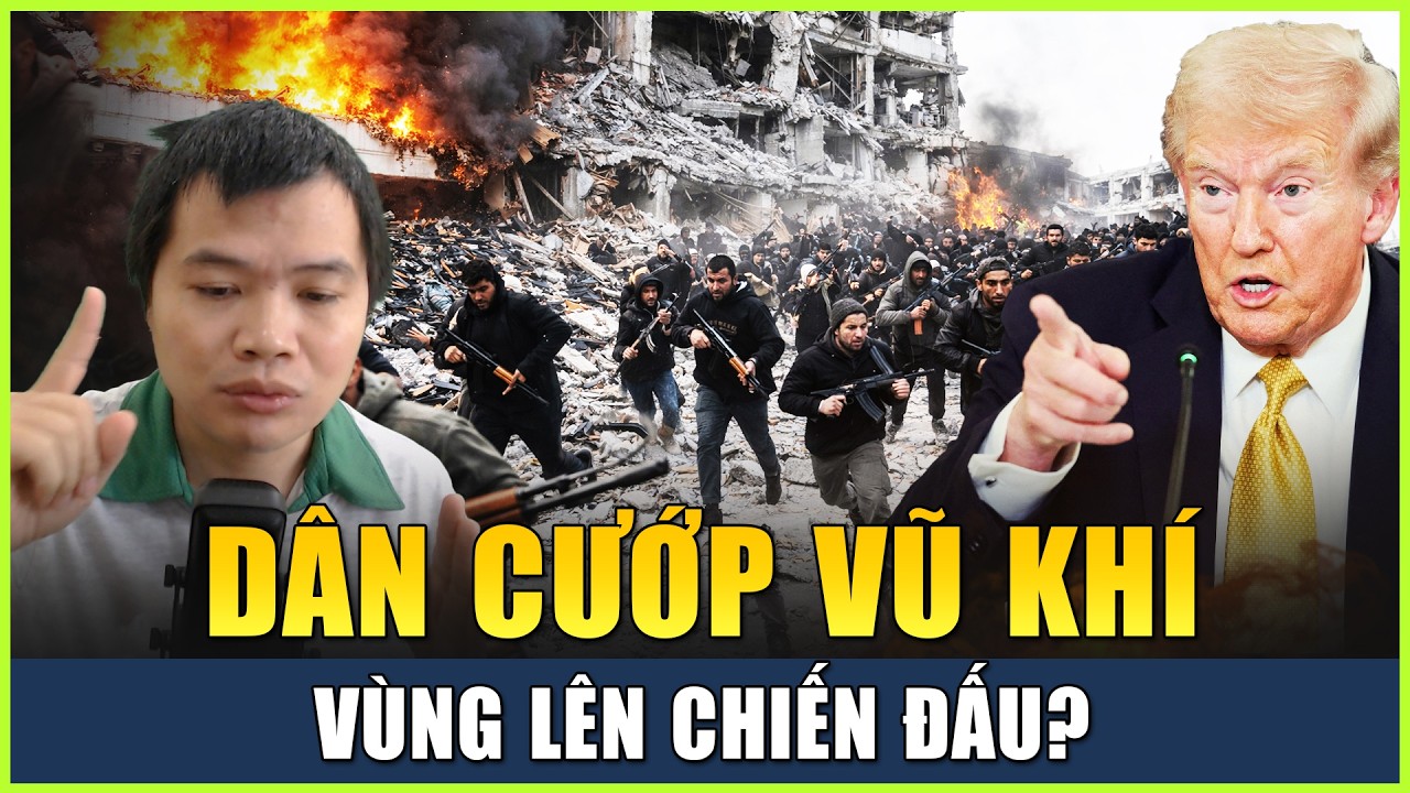 Dân Iran Bắt Đầu Cướp Vũ Khí Chiến Đấu? Trump Ném Bom Đảo Kharg Để Nghi Binh Chiếm Hormuz?