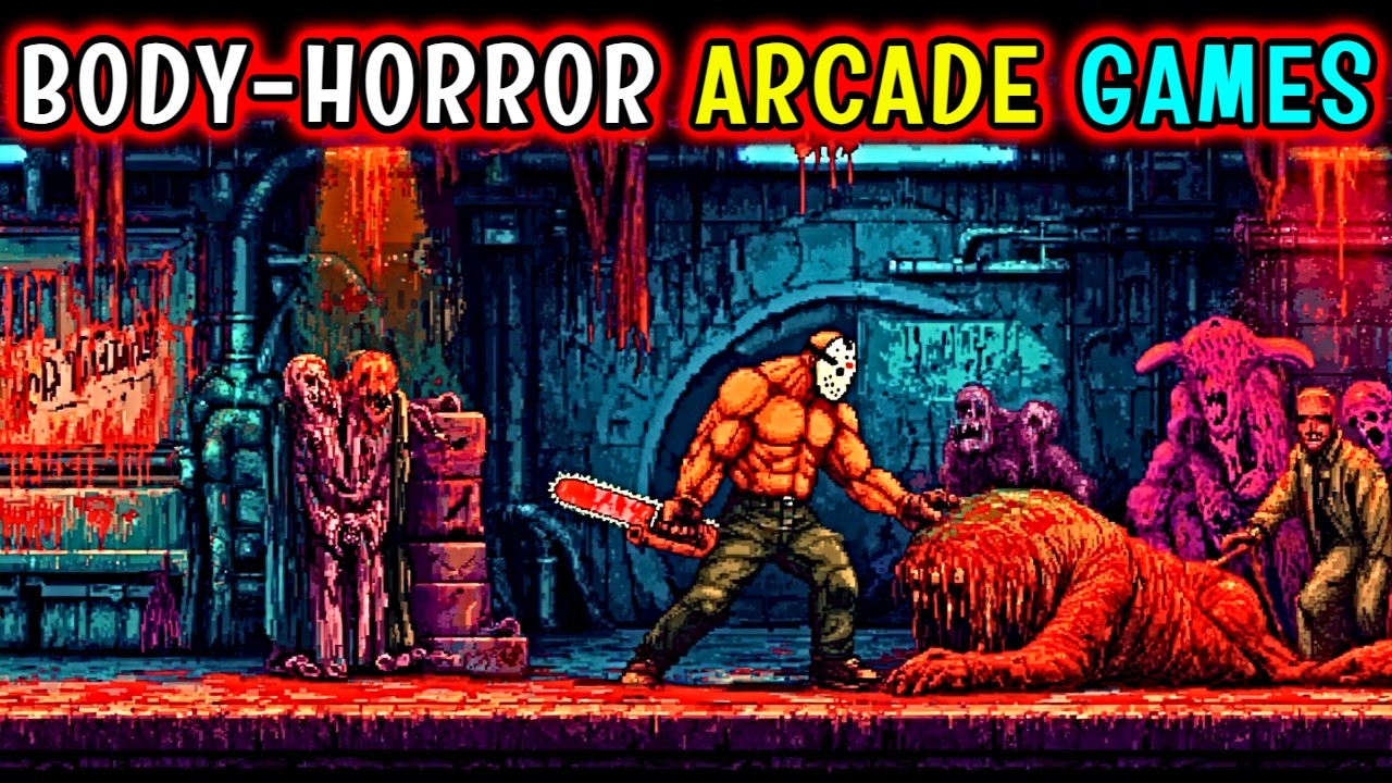 Top 12 Monstrous & Body-Horror Arcade Games of the 80s, 90s & 2000s That Crossed Boundaries!