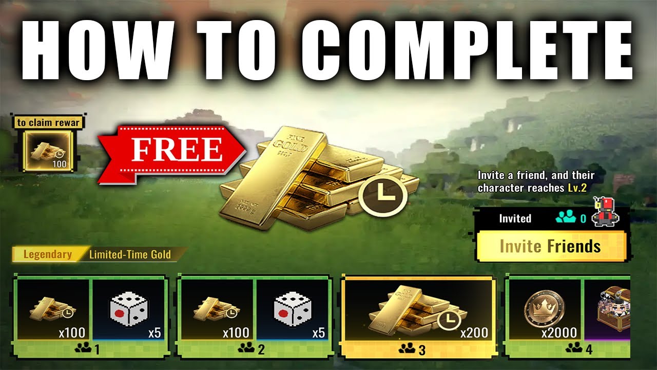 How to complete FREE Gold Event ( Limited Time ) in Blood Strike / Block strike