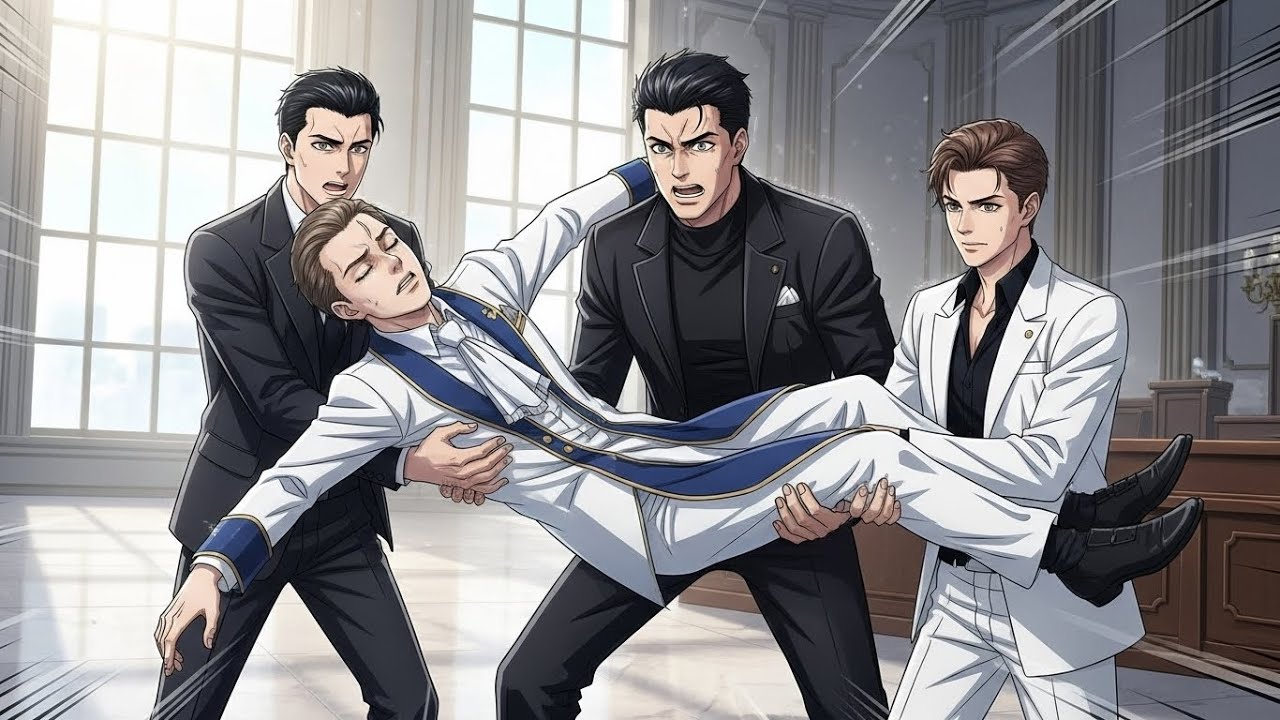 Too Broken to Walk, He Collapsed at the Trial — And 3 Alpha Kings Caught Him When No One Else Did