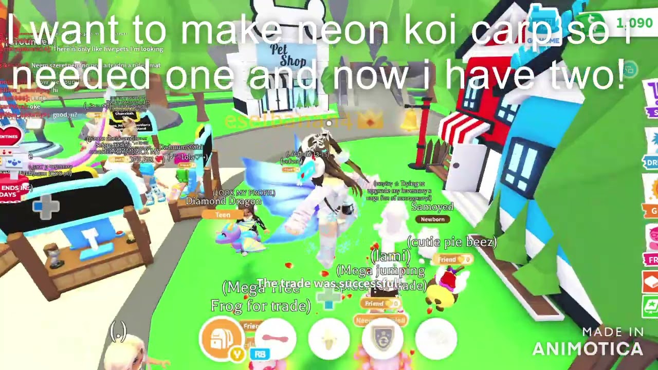 Adopt me trading! (no comentary adopt me part 6)