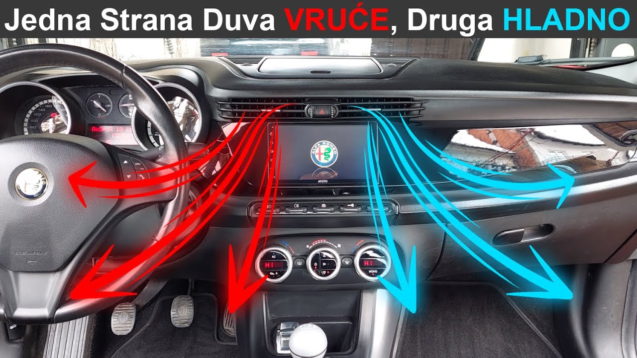 Jedna Strana Duva VRUĆE Druga HLADNO POPRAVAK Bez Skidanja Instrument Table
