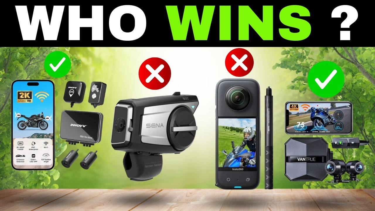 ✅ TOP 7 Best Motorcycle Dash Cams on Amazon [2026]📷 Dual Lens & Waterproof Motorcycle Cameras Review