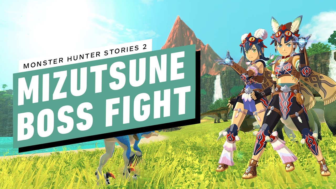 Monster Hunter Stories 2 Gameplay Walkthrough - Boss Fight: Mizutsune