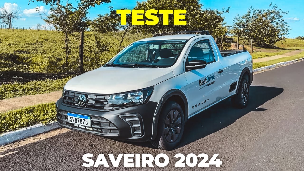 TESTE NOVA SAVEIRO 2024 1.6 MANUAL - ANDA BEM?