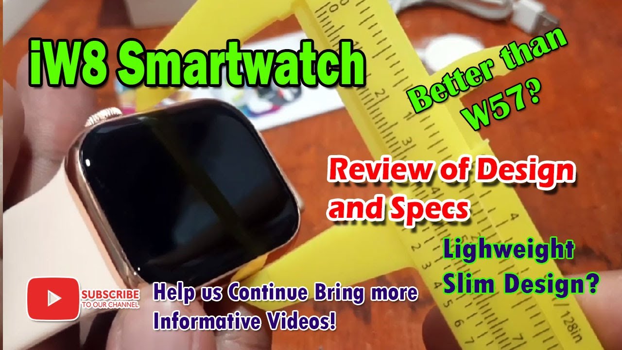 IW8 Smartwatch - Unboxing, Review of Design and Specifications